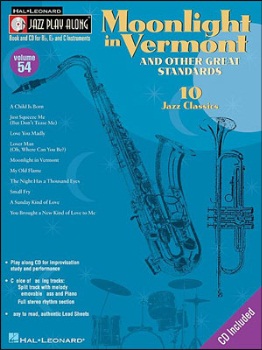 Jazz Play Along Vol. 54 Moonlight in Vermont and Others