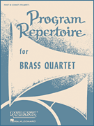 Program Repertoire (french horn) . Brass Quartet . Various