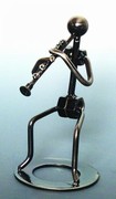 461155 Metal Clarinet Player Statue . Music Treasures