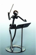 461161 Metal Conductor Statue . Music Treasures