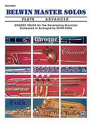Belwin Master Solos (advanced, solo book) . Flute and Piano . Various