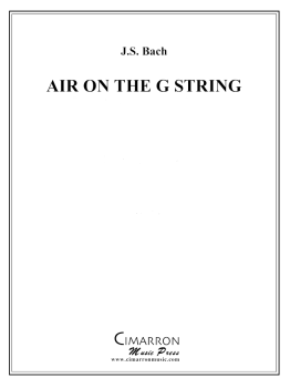 Air on the G String . Tuba Quartet . Bach