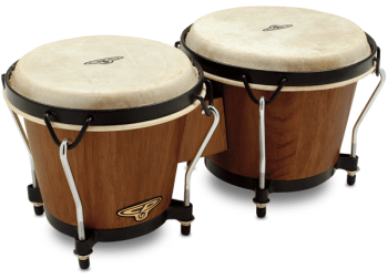 LatinPercussion CP221DW Traditional Bongos (dark wood) . LP