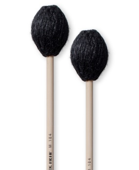 M184 Marimba Mallets (hard, yarn, birch) . Vic Firth