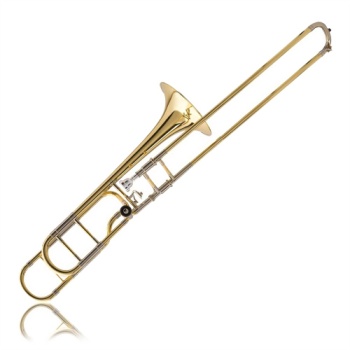 YSL-882GOR Xeno Trombone Outfit (gold brass bell, open wrap, balanced response rotors) . Yamaha