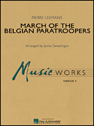 March of the Belgian Paratroopers . Concert Band . Leemans