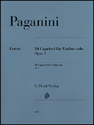 Caprices (24) . Violin . Paganini