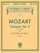 Concerto No.5 in A Major  . Violin and Piano . Mozart