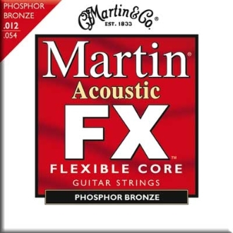 MFX740 Flexible Core Guitar Strings (phosphor bronze, light) . Martin