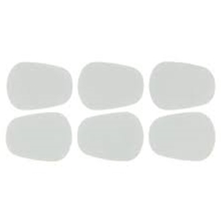 BG France BGA11L 6 Mouthpiece Cushions (clear, large .4mm) . BG