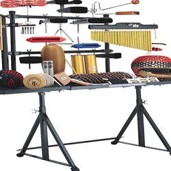 LatinPercussion LP764 Percussion Table w/ Casters