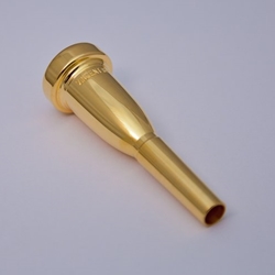 K3512CGP Trumpet 2C Megatone Mouthpiece (#7 backbore, gold plated) . Bach
