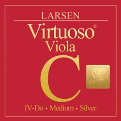 Larsen Strings 503240S Virtuoso Soloist Viola C String (silver) . Larsen