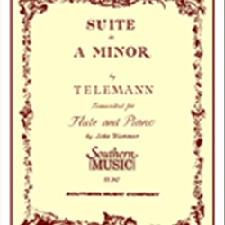 Suite in A Minor . Flute and Piano . Telemann