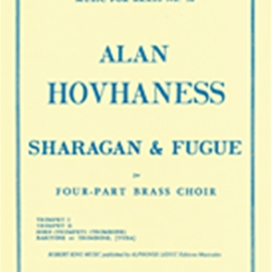 Sharagan and Fugue . Brass Quartet . Hovhaness