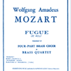 Fugue K401 . Brass Quartet . Mozart