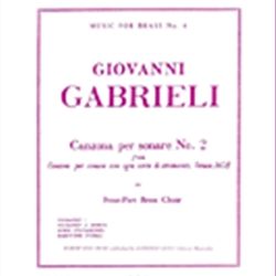 Canzona Per Sonare No. 2 . Brass Quartet . Gabrieli