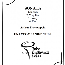 Sonata . Tuba (unaccompanied) . Frackenpohl