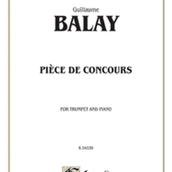 Piece De Concours . Trumpet and Piano . Balay