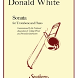Sonata . Trombone and Piano . White