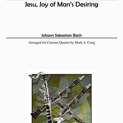Jesu, Joy of Man's Desiring . Clarinet Quartet . Bach