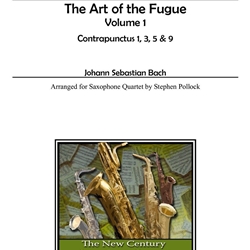 The Art of the Fugue v.1 (contrapunctus 1,3,5,9) . Saxophone Quartet . Bach