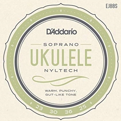 EJ88S Nyltech Soprano Ukulele String Set . D'Addario