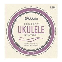 EJ88C Nyltech Concert Ukulele String Set . D'Addario