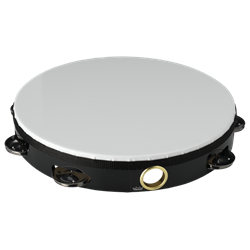 TA-5110-ML Economy Tambourine (10", 8" pair single jingles) . Remo