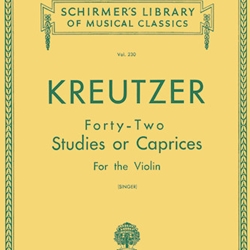 Studies or Caprices (42) . Violin . Kreutzer  Strmth