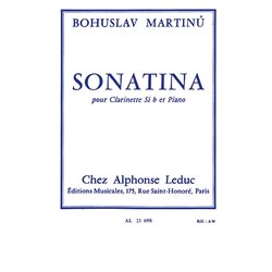 Sonatina . Clarinet and Piano . Martinu