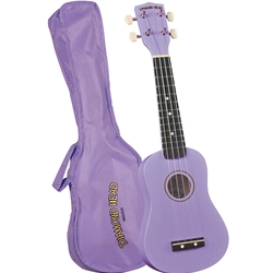 DU-118 Maple Sopano Ukulele w/Bag (Violet) . Diamond Head