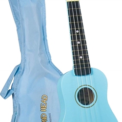 DU-106 Maple Sopano Ukulele w/Bag (light blue) . Diamond Head