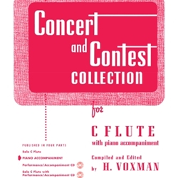 Concert and Contest Collection (piano accompaniment only) . Flute and Piano . Various Socl