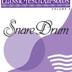 Classic Festival Solos v.2 (piano accompaniment only) . Snare Drum . Various