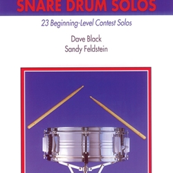 Alfred's Beginning Snare Drum Solos . Snare Drum . Black/Feldstein