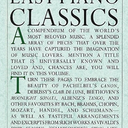 The Library of Easy Piano Classics v.1 . Piano . Various