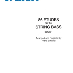 Etudes for the String Bass (86) v.1 . String Bass . Hrabe