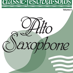Classic Festival Solos v.2 (piano accompaniment) . Alto Saxophone . Various
