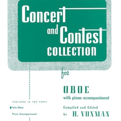 Concert and Contest Collection . Oboe . Various