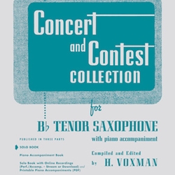 Concert and Contest Collection . Tenor Saxophone . Various