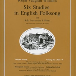 Six Studies in English Folksong . Tuba and Piano . Vaughn Williams
