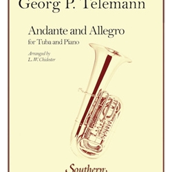 Andante and Allegro . Tuba and Piano . Telemann