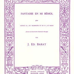 Fantaisie in E Minor . Trumpet and Piano . Barat