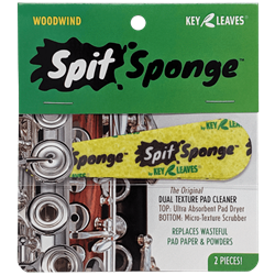 SPTWW Woodwind Spit Sponge . Key Leaves