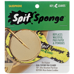 SPTSAX Saxophone Spit Sponge . Key Leaves