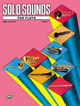 Solo Sounds v.1 (levels 3-5) (solo book) . Flute and Piano . Various