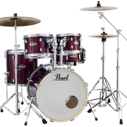 EXX705N/C760 Export EXX 5-Piece Drum Set w/ 830 Hardware Pack (burgundy) . Pearl