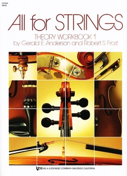 All For Strings Theory Workbook v.1 . Violin . Anderson/Frost