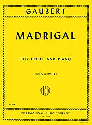 Madrigal . Flute & Piano . Gaubert